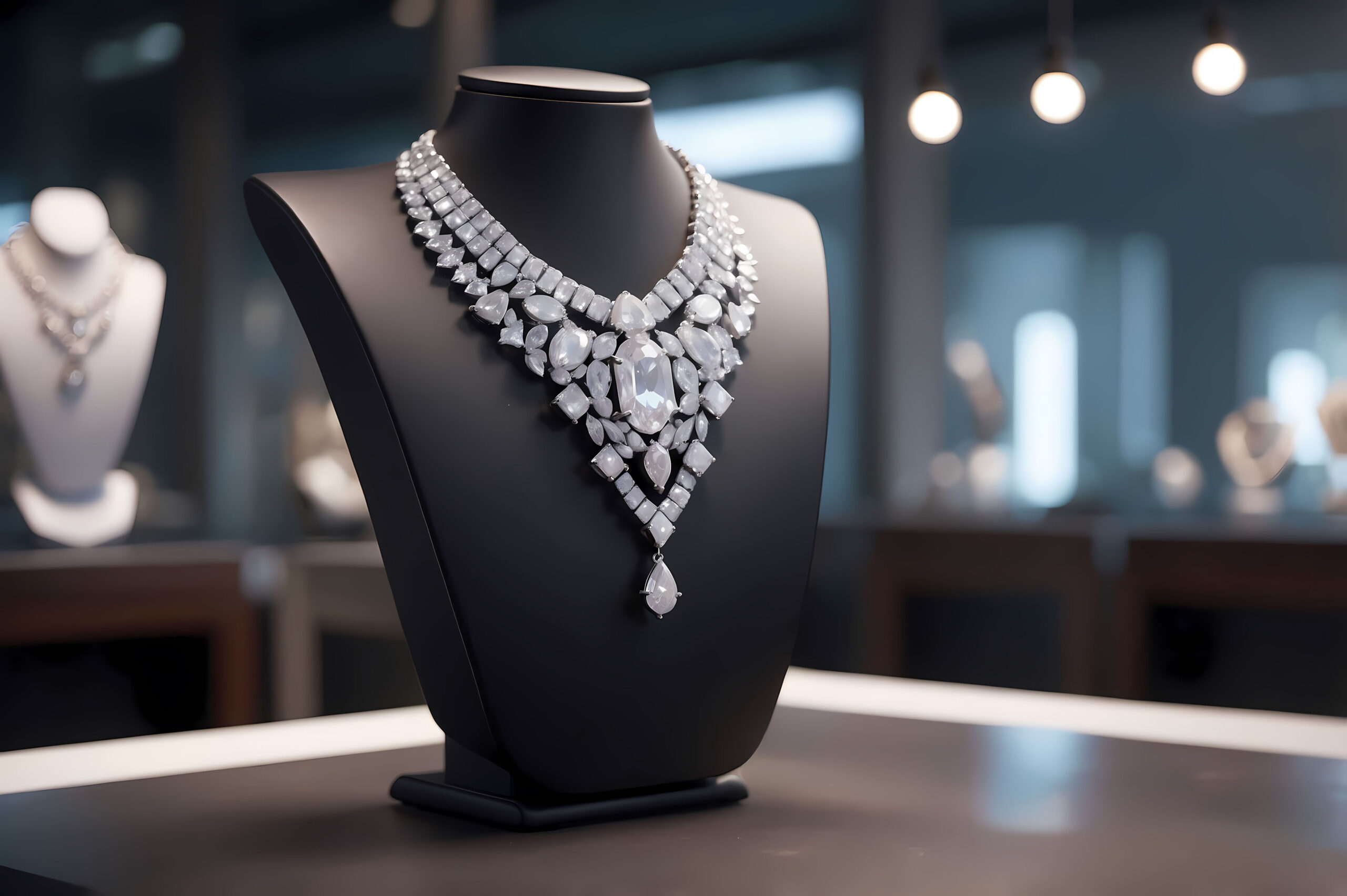 luxury shine diamonds digital art